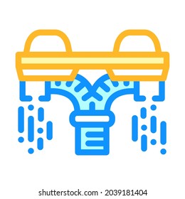 flyboard equipment color icon vector. flyboard equipment sign. isolated symbol illustration