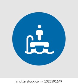  Flyboard icon. Editable  Flyboard icon for web or mobile.