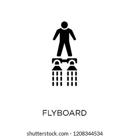 Flyboard icon. Flyboard symbol design from Future technology collection.