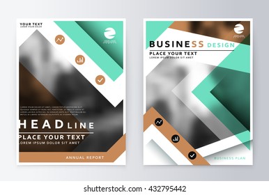 Flyer annual report layout. Leaflet cover presentation layout. Cover design. Presentation template business flyer a4