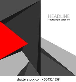 flyer background design Gray and white black color background abstract art vector