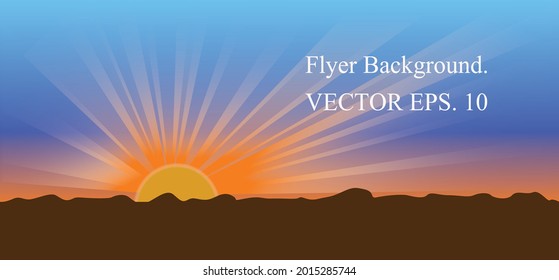 flyer background in vector format