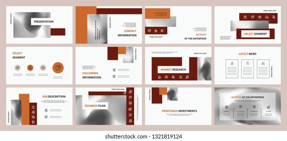  flyer and banner,  annual report. Grey and black elements on a dark grey background
