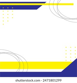 Anuncio de volante. Fondo geométrico.Ilustración vectorial. Abstractas diseño de fondo de color. Composición del gradiente de fluidos. Ilustración creativa para póster, Web.