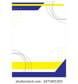 Anuncio de volante. Fondo geométrico.Ilustración vectorial. Abstractas diseño de fondo de color. Composición del gradiente de fluidos. Ilustración creativa para póster, Web.