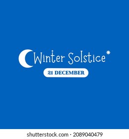 Flyer or banner from the illustration of the December 21 winter solstice event