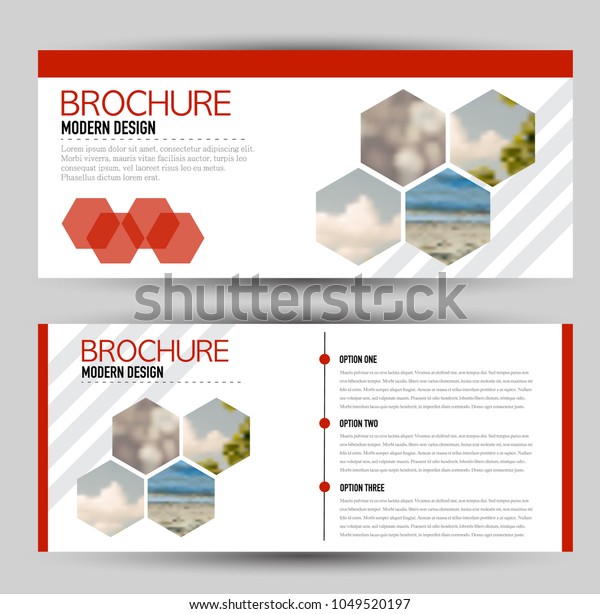 Flyer Banner Web Header Template Set Stock Vector Royalty Free