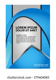 Flyer booklet template design catalog brochure folder 