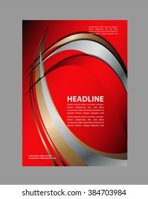 Flyer booklet template design catalog brochure folder
