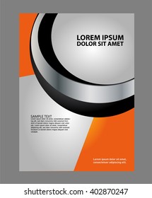 Flyer booklet template design catalog brochure folder
