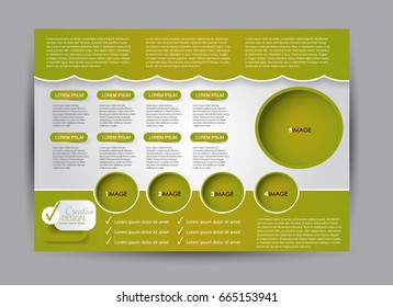 Flyer, brochure, billboard template design landscape orientation for education, presentation, website. Editable vector illustration.