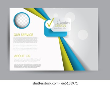 Flyer, brochure, billboard template design landscape orientation for education, presentation, website. Editable vector illustration.