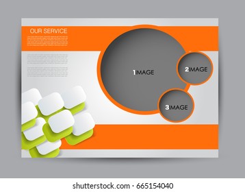 Flyer, brochure, billboard template design landscape orientation for education, presentation, website. Editable vector illustration.