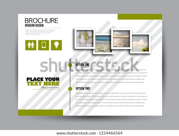 ビジネス 教育 学校 プレゼンテーション ウェブサイト向けのチラシ パンフレット 掲示板テンプレートデザインの横向き 緑の色 編集可能なベクターイラスト のベクター画像素材 ロイヤリティフリー