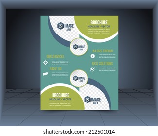 Flyer, Brochure or Catalog Cover Vector Design Template