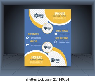 Flyer, Brochure or Catalog Cover Vector Design Template