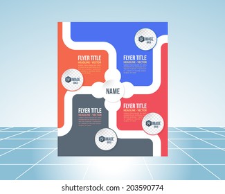 Flyer, Brochure and Catalog Vector Design Template