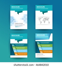 Flyer brochure cover annual report design for your projects