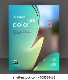 Flyer brochure, cover layout design print template, pamphlet vector Illustration
