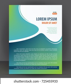 Flyer brochure, cover layout design print template, pamphlet vector Illustration