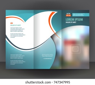 Flyer brochure, cover layout design print template, pamphlet vector Illustration