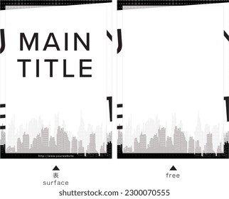 flyer brochure cover template 01.Edit elements such as titles and images according to the purpose, and use them in combination.