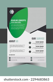 Flyer and  brochure design, business cover design, size A4 template design,trendy flyer design