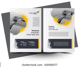 Flyer brochure design, business flyer size A4 template, creative leaflet, trend cover