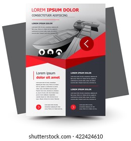 Flyer brochure design, business flyer size A4 template, creative leaflet, trend cover