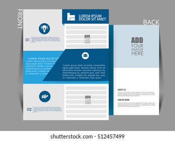 Flyer brochure design, business flyer size A4 template, creative leaflet.