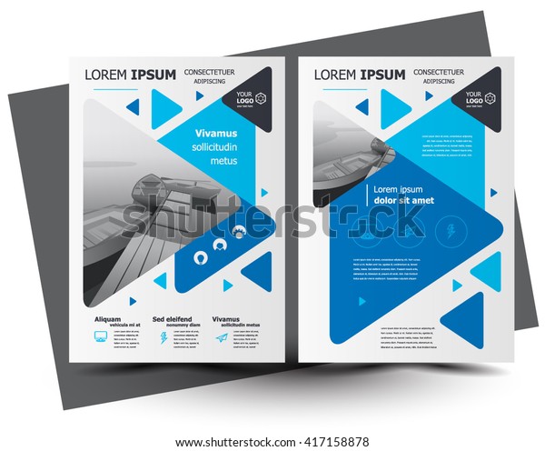 Flyer Brochure Design Business Flyer Size Stock Vector Royalty Free