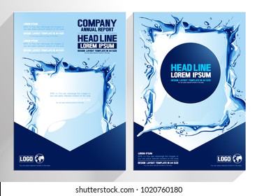 flyer brochure design. layout template background. Business Vector illustration. you can place relevant content on the area.