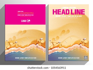 flyer brochure design. layout template background. Business Vector illustration. you can place relevant content on the area.