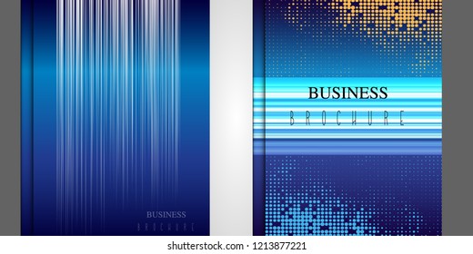 Flyer brochure design. Layout template background. Business vector illustration. You can place relevant content on the area.