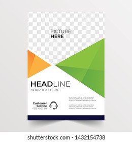 Flyer Brochure Page Poster A4 Size Stock Vector (Royalty Free ...