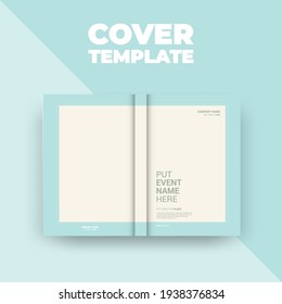 Flyer brochure design template cover. business cover size A4 template