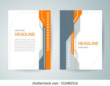 flyer brochure design template cover abstract