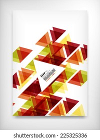 Volante, Plantilla de diseño de broche, Forma geométrica Fondo abstracto inusual