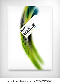 Volante, Plantilla de diseño de broche, Forma geométrica Fondo abstracto inusual