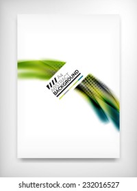 Volante, Plantilla de diseño de broche, Forma geométrica Fondo abstracto inusual