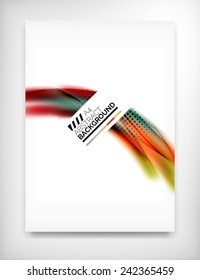 Volante, Plantilla de diseño de broche, Forma geométrica Fondo abstracto inusual