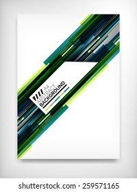 Volante, Plantilla de diseño de broche, Forma geométrica Fondo abstracto inusual