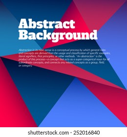 Flyer, Brochure Design Templates. Geometric Triangular Abstract Modern Backgrounds. vector illustration