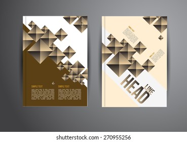 Flyer, Brochure Design Templates. Geometric Abstract Modern Backgrounds. Presentation, Brochure or Flyer Infographic Concept.