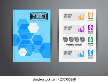 Flyer, Brochure Design Templates. Geometric Abstract Modern Backgrounds. Presentation, Brochure or Flyer Infographic Concept.
