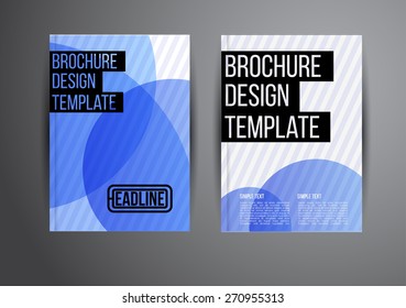 Flyer, Brochure Design Templates. Geometric Abstract Modern Backgrounds. Presentation, Brochure or Flyer Infographic Concept.