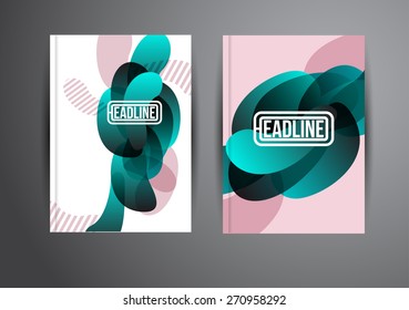 Flyer, Brochure Design Templates. Geometric Abstract Modern Backgrounds. Presentation, Brochure or Flyer Infographic Concept.