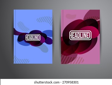 Flyer, Brochure Design Templates. Geometric Abstract Modern Backgrounds. Presentation, Brochure or Flyer Infographic Concept.