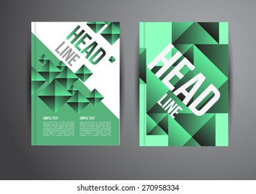 Flyer, Brochure Design Templates. Geometric Abstract Modern Backgrounds. Presentation, Brochure or Flyer Infographic Concept.