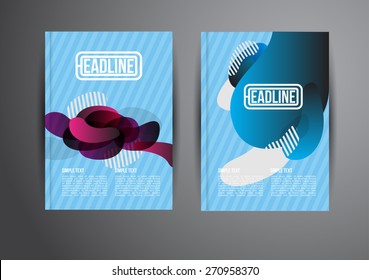 Flyer, Brochure Design Templates. Geometric Abstract Modern Backgrounds. Presentation, Brochure or Flyer Infographic Concept.